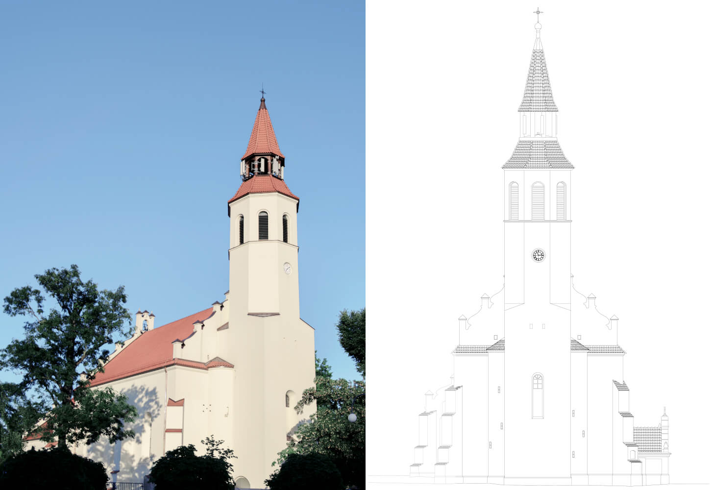 Biuro AR renowacja zabytkowego kościoła w Rzgowie projekt konserwatorski