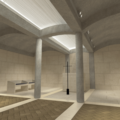 Biuro AR projekt krypt Katedra Św. Floriana Warszawa